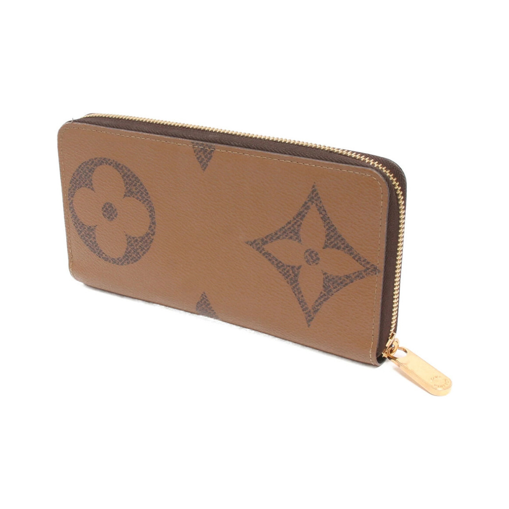 Louis Vuitton Round Zipper Long Wallet Zippy Monogram Giant Reverse